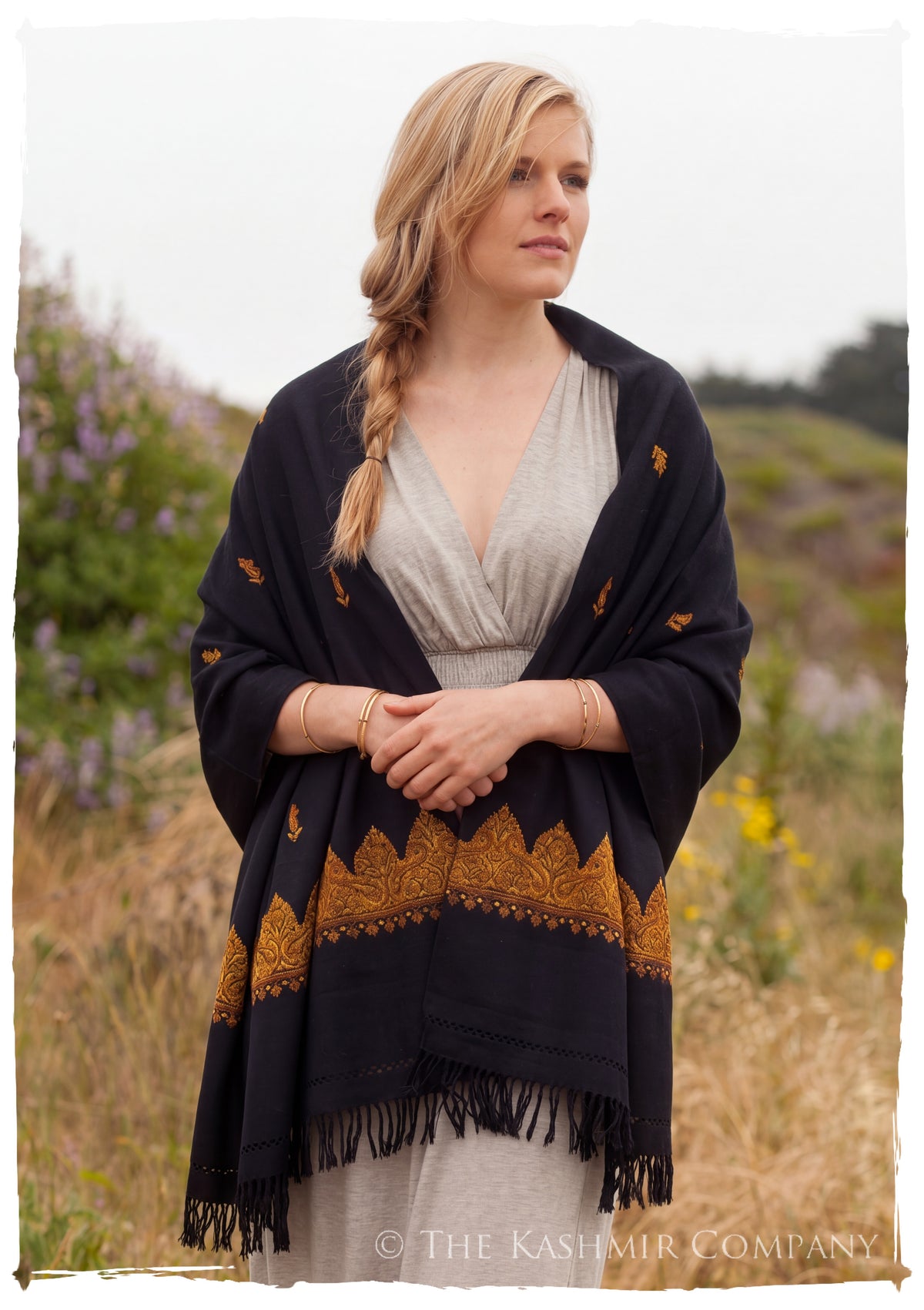 Eugenia Frontières Paisley Gift Shawl — lifestyle