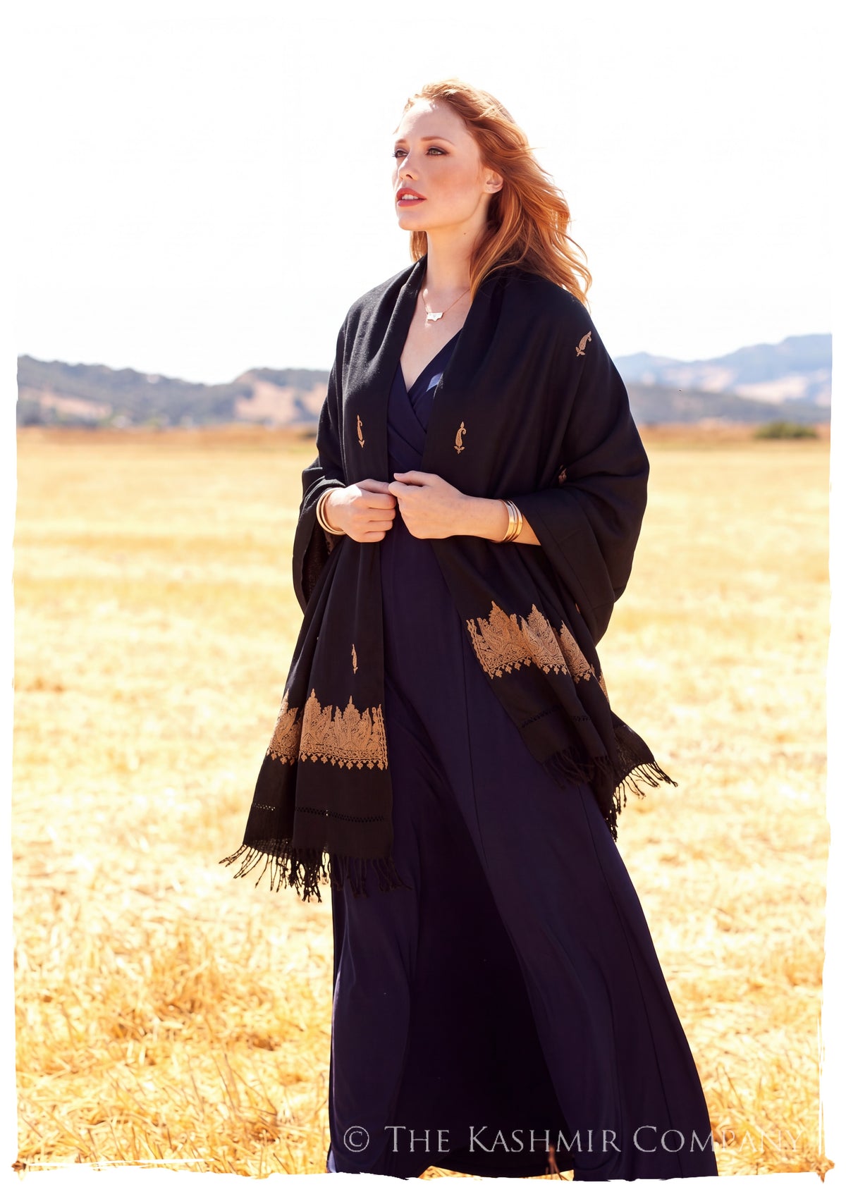 Ileana Frontières Paisley Gift Shawl — lifestyle