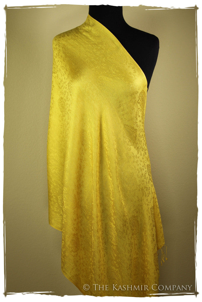 The Princess Buttercup Gold Silk Scarf
