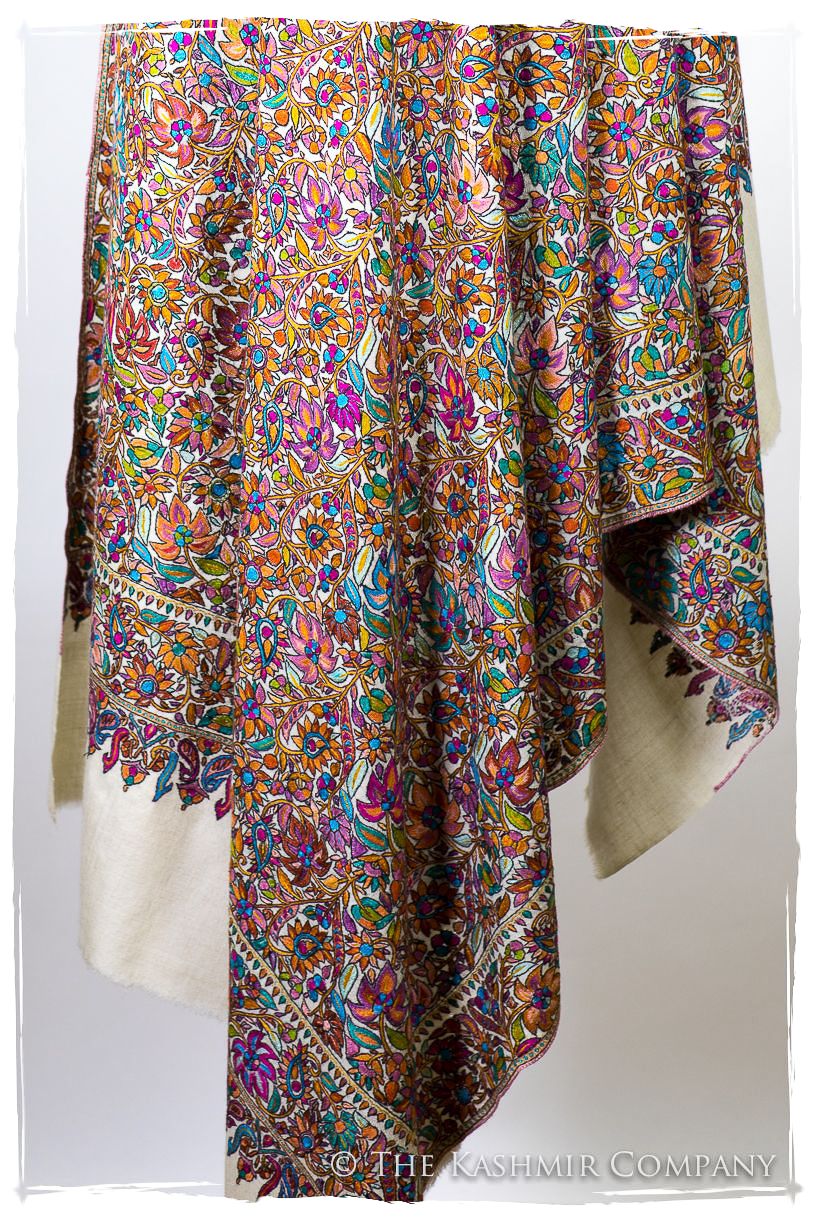 Fleur Tropicale Tahiti - Grand Pashmina Shawl