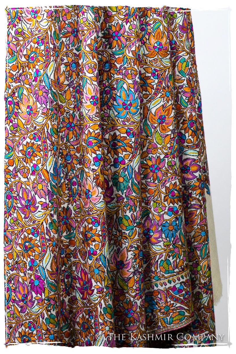 Fleur Tropicale Tahiti - Grand Pashmina Shawl