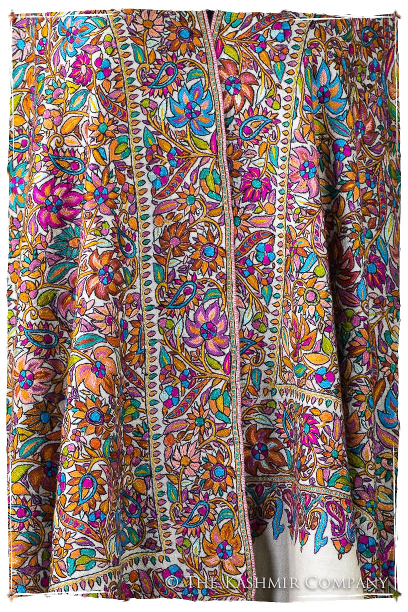 Fleur Tropicale Tahiti - Grand Pashmina Shawl