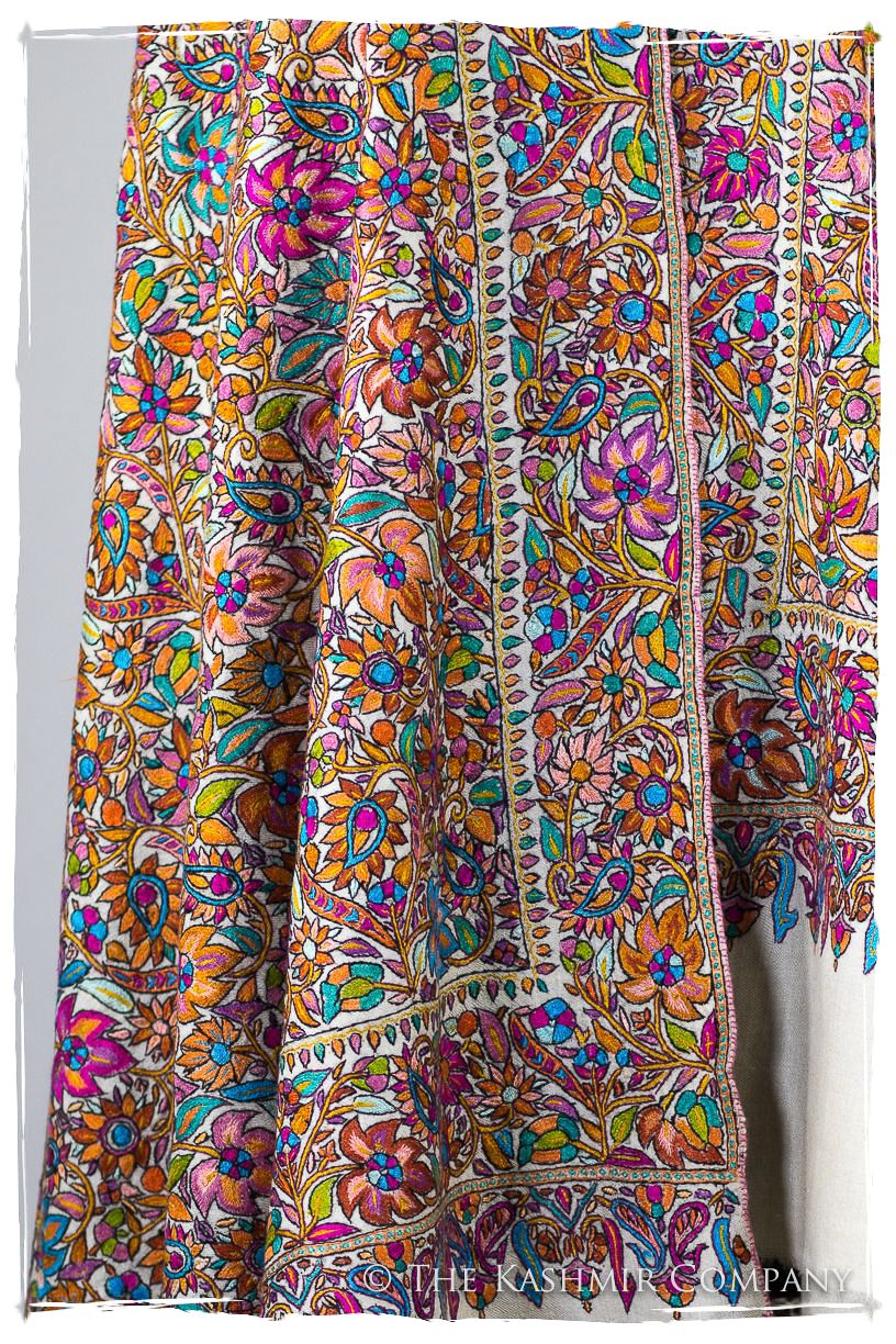 Fleur Tropicale Tahiti - Grand Pashmina Shawl