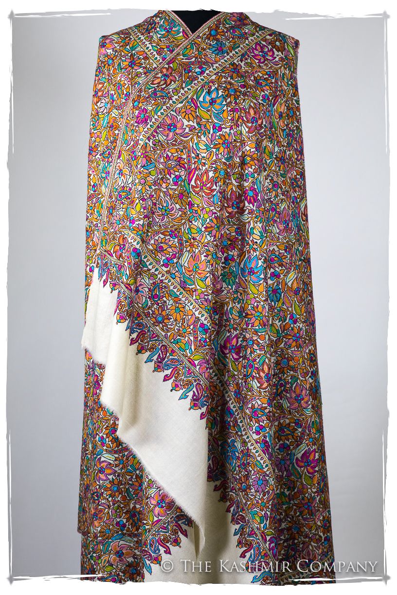 Fleur Tropicale Tahiti - Grand Pashmina Shawl