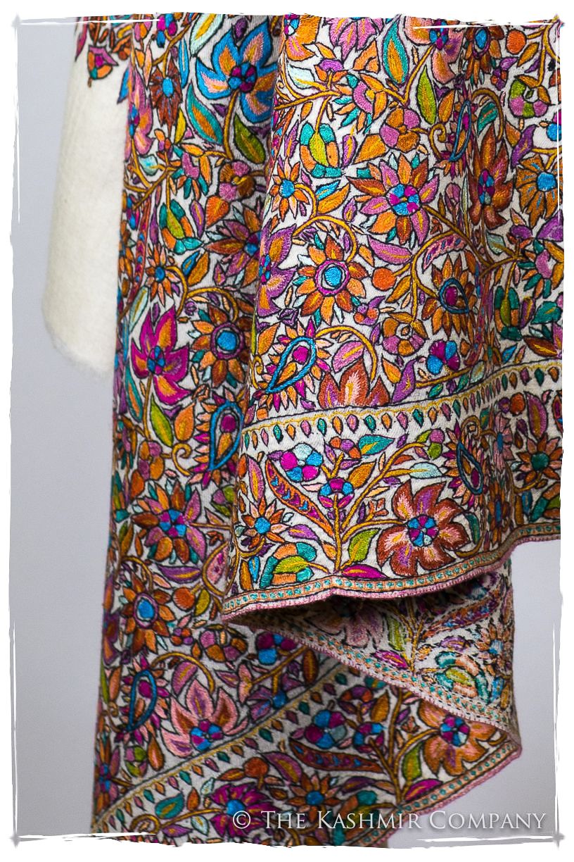 Fleur Tropicale Tahiti - Grand Pashmina Shawl