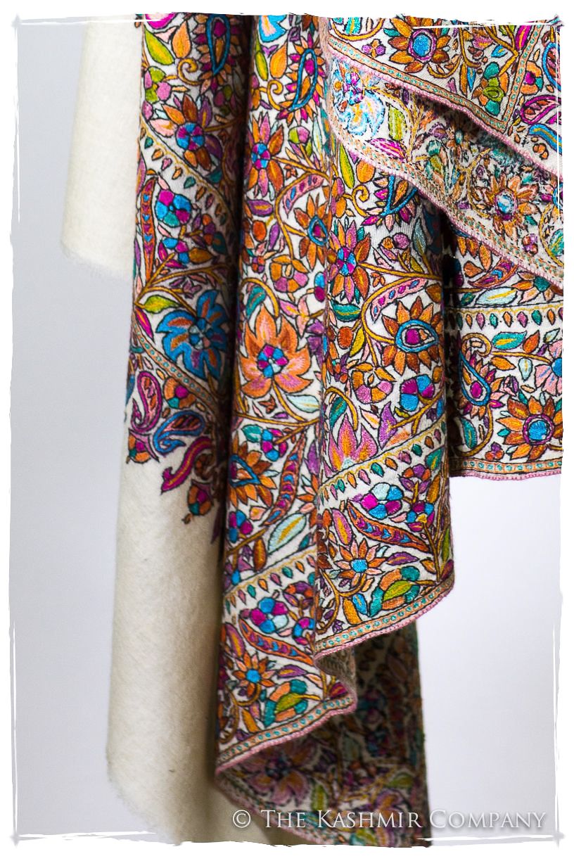 Fleur Tropicale Tahiti - Grand Pashmina Shawl