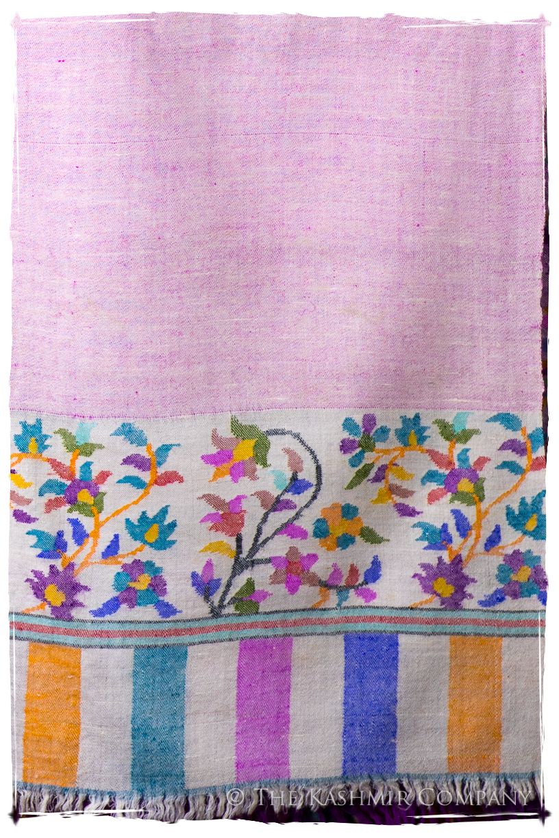 Verre Rose - Kani Grand Handloom Reversible Pashmina Shawl