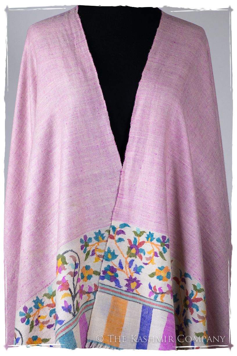 Verre Rose - Kani Grand Handloom Reversible Pashmina Shawl