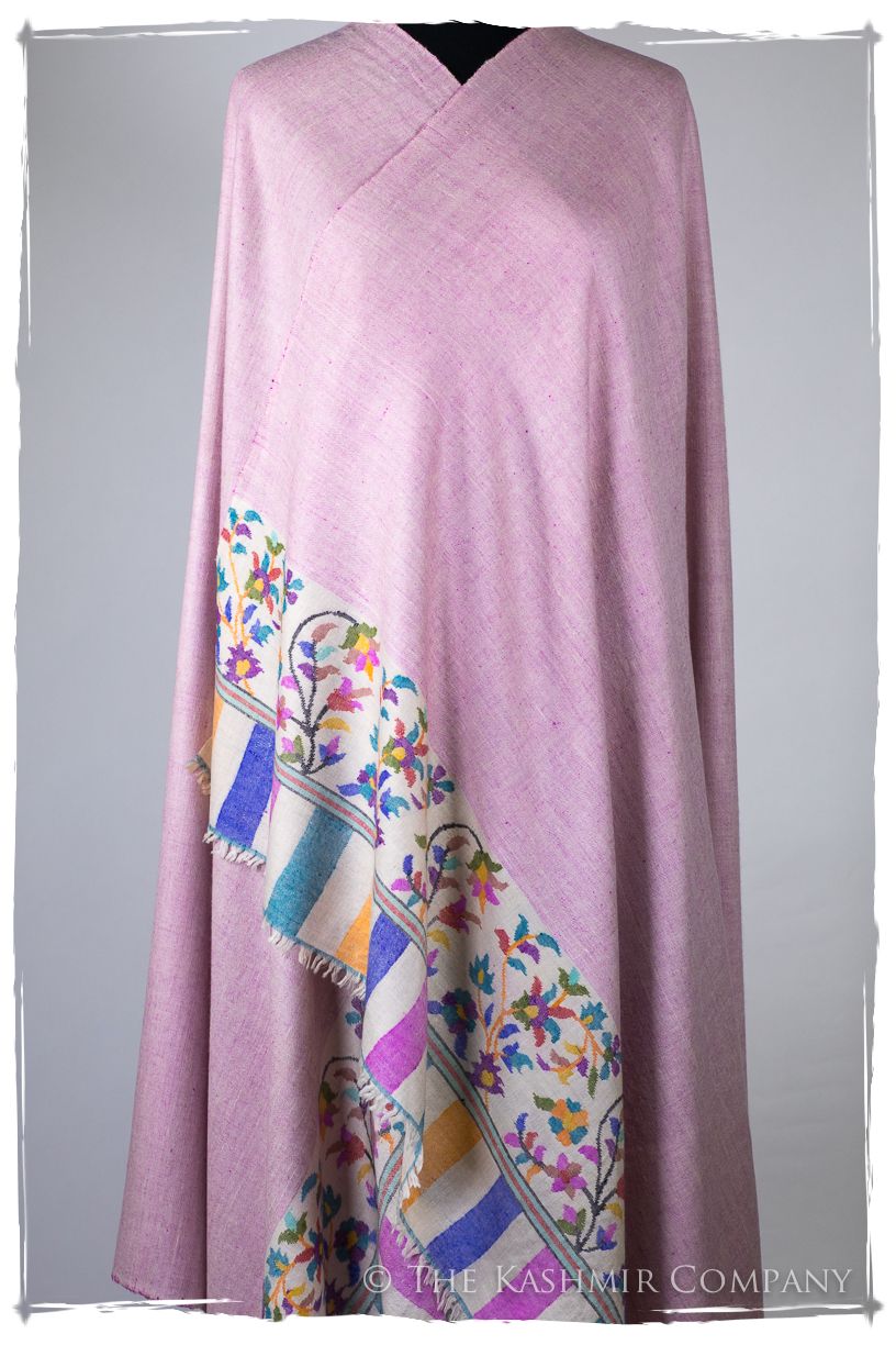 Verre Rose - Kani Grand Handloom Reversible Pashmina Shawl
