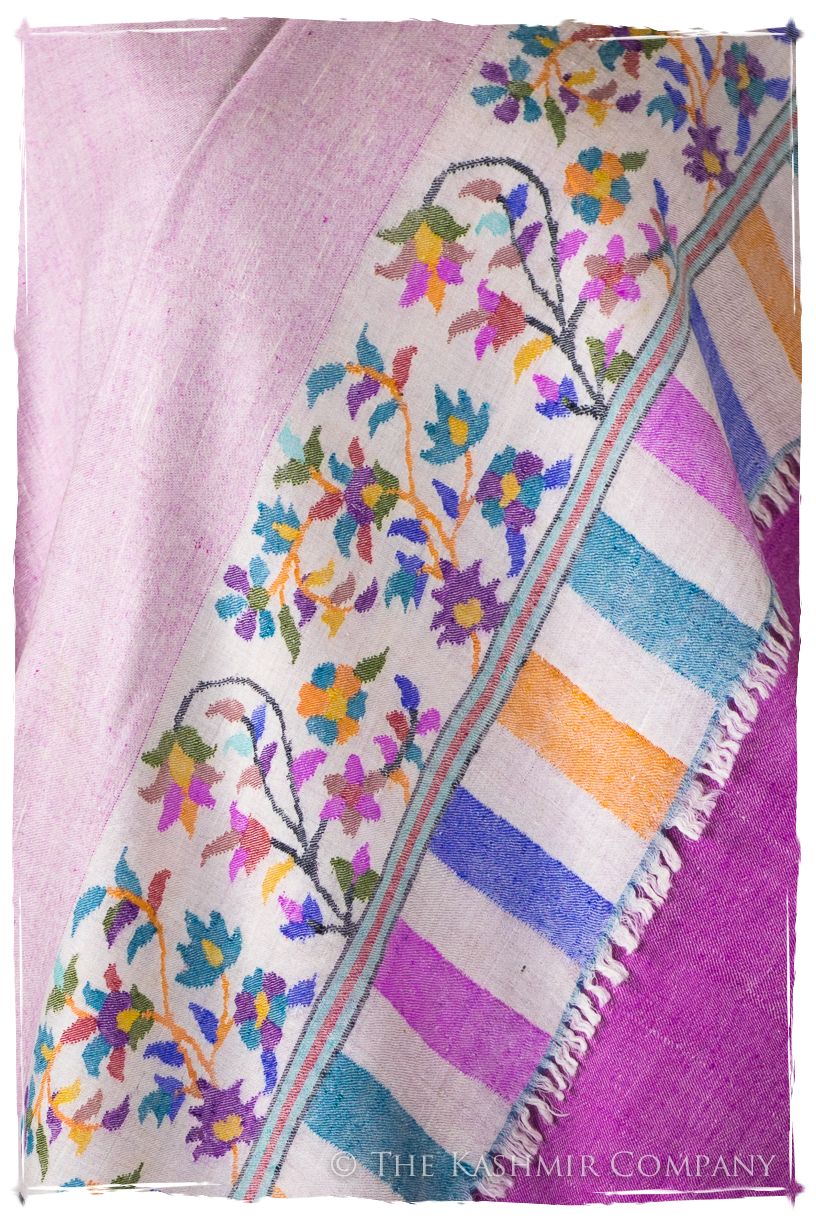 Verre Rose - Kani Grand Handloom Reversible Pashmina Shawl