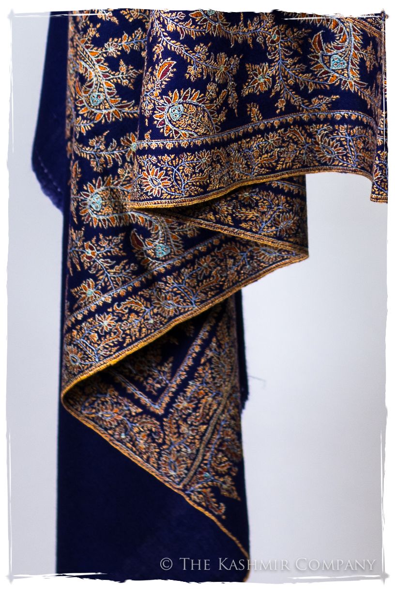 The Night at the Opera Bleu - Grand Pashmina Shawl