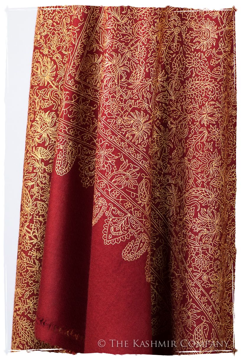 Bordeaux Moondance - Grand Pashmina Shawl