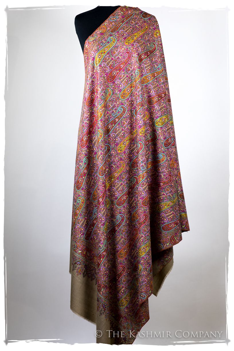 Le joyau Paisley - Grand Pashmina Shawl