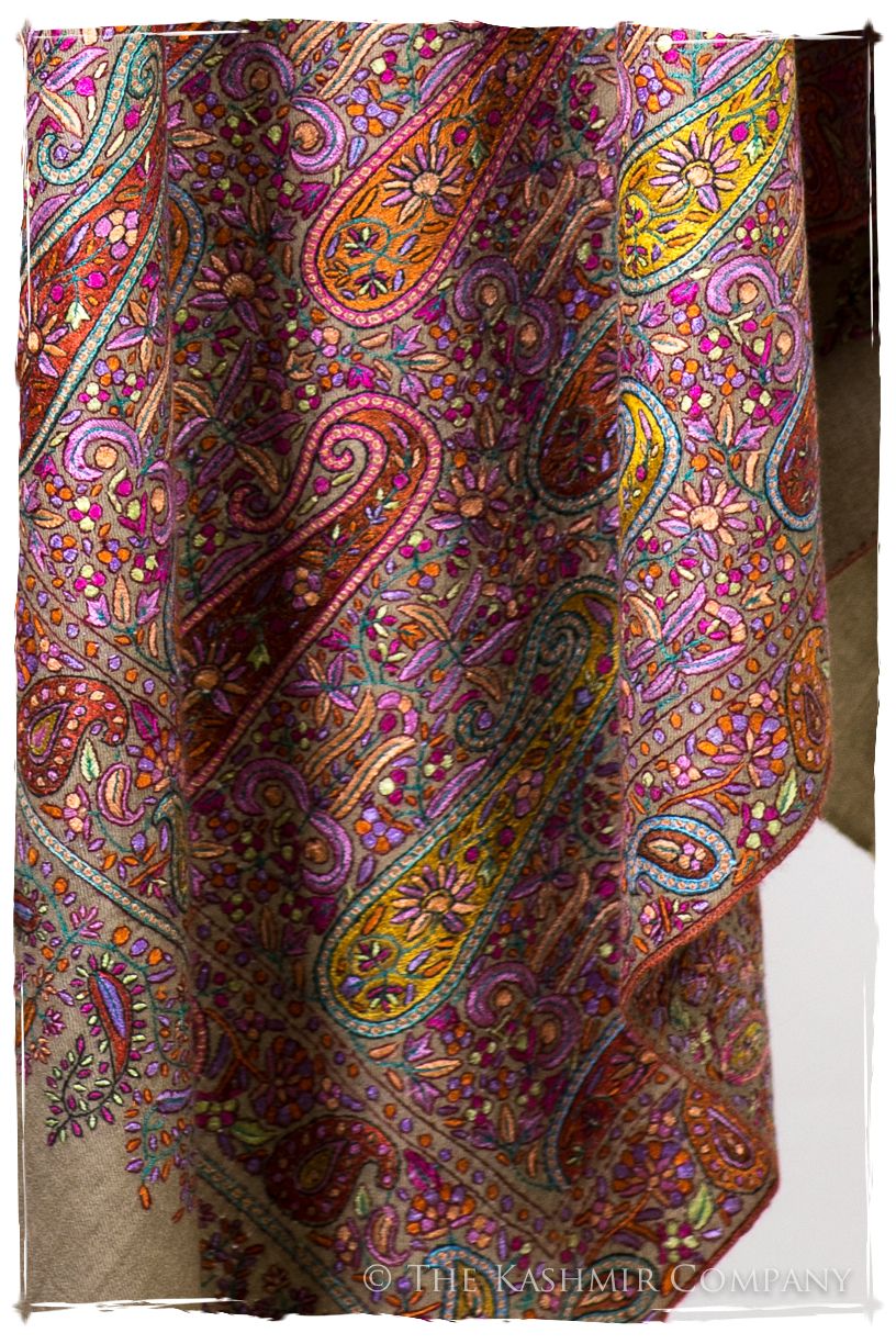 Le joyau Paisley - Grand Pashmina Shawl