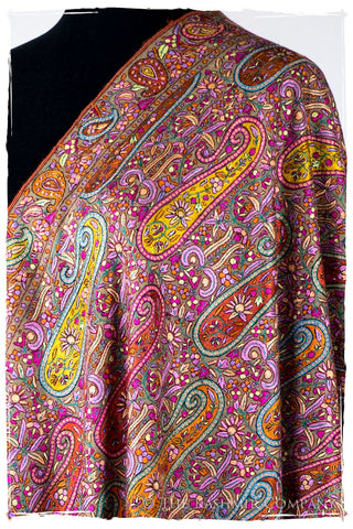 Le joyau Paisley - Grand Pashmina Shawl