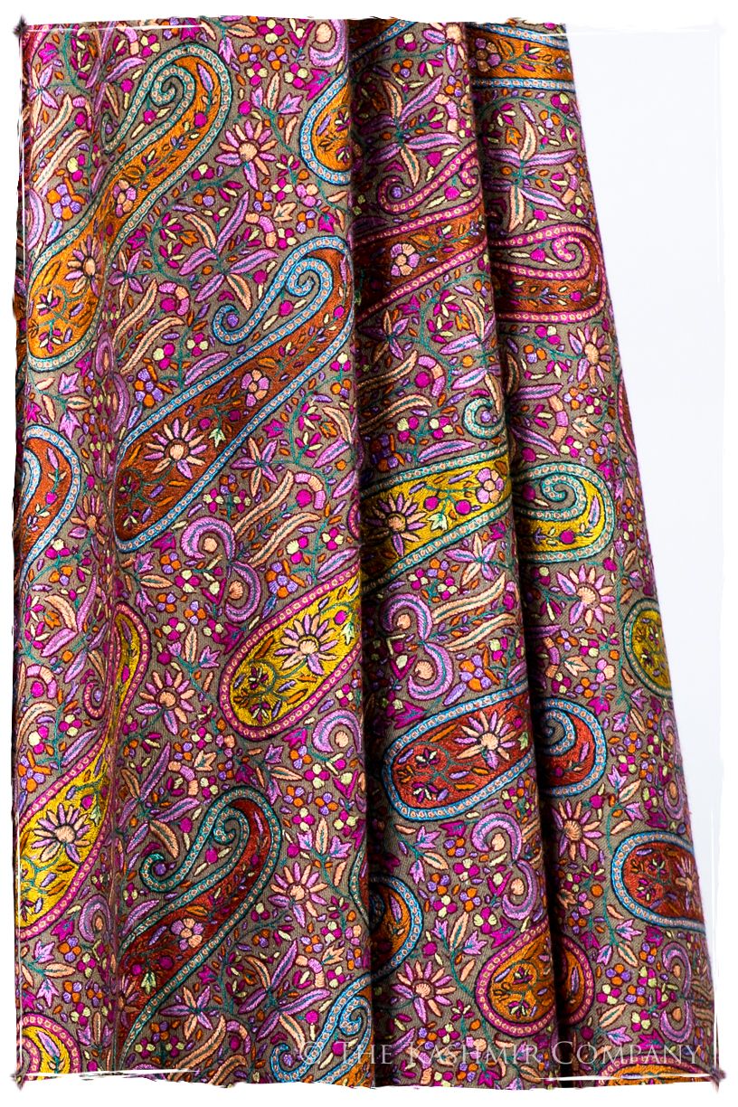 Le joyau Paisley - Grand Pashmina Shawl