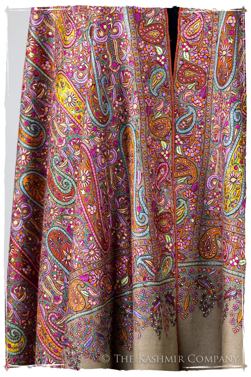 Le joyau Paisley - Grand Pashmina Shawl
