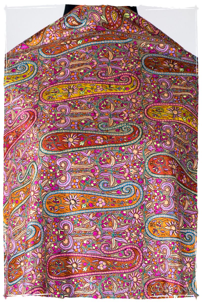 Le joyau Paisley - Grand Pashmina Shawl