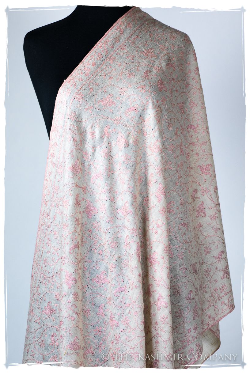 Pearl de Rose Mist L'amour Soft Cashmere Scarf/Shawl