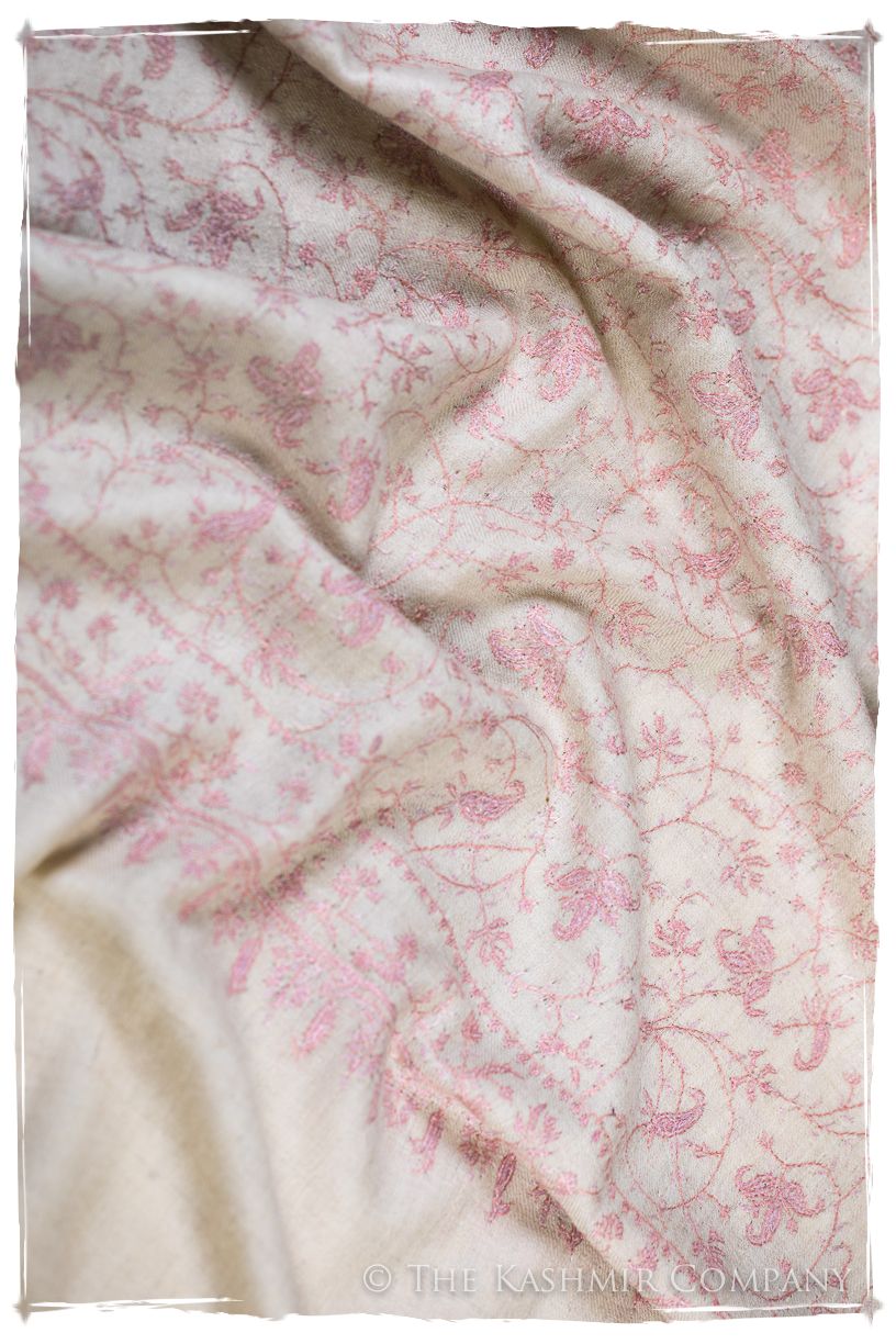 Pearl de Rose Mist L'amour Soft Cashmere Scarf/Shawl
