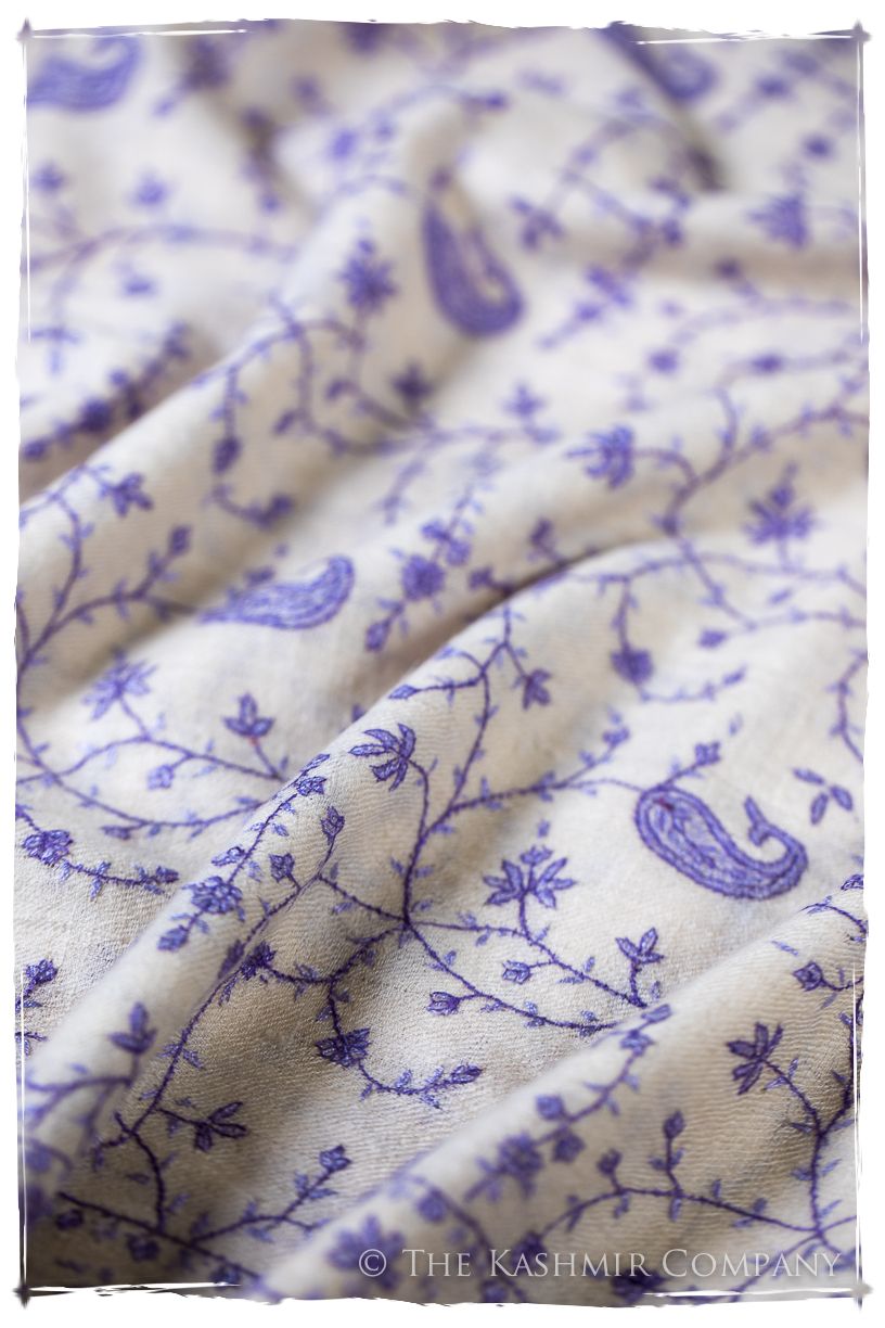 Lilac de Paisley L'amour Soft Cashmere Scarf/Shawl