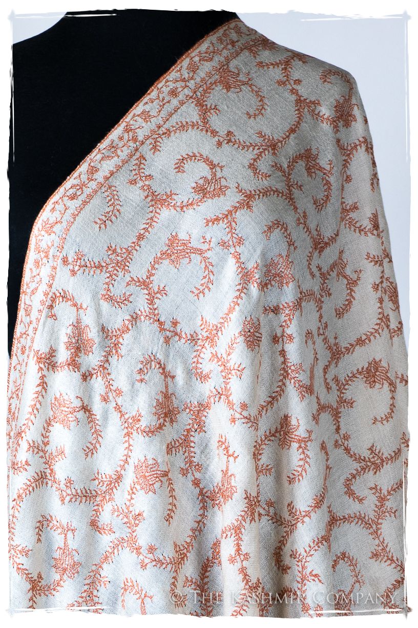 Morrocó Bijou Paisley L'amour Soft Cashmere Scarf/Shawl