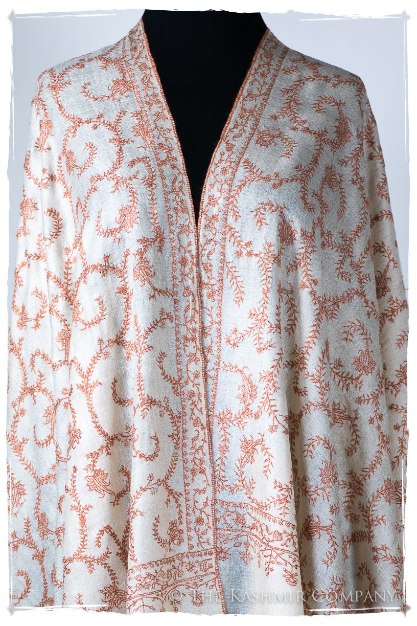 Morrocó Bijou Paisley L'amour Soft Cashmere Scarf/Shawl