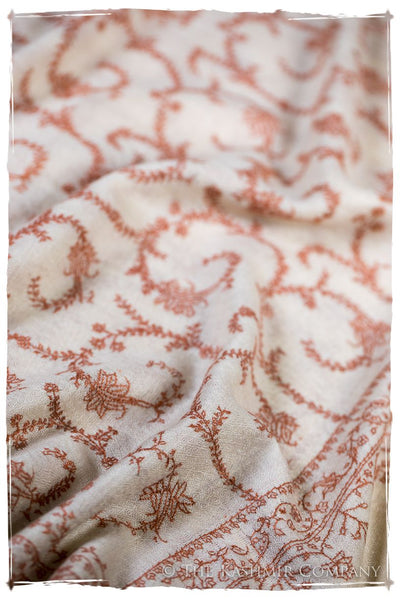 Morrocó Bijou Paisley L'amour Soft Cashmere Scarf/Shawl