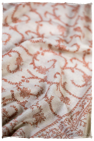 Morrocó Bijou Paisley L'amour Soft Cashmere Scarf/Shawl