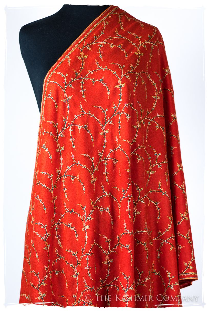 Cayenne l'or de Cléopâtre Jardin L'amour Soft Cashmere Scarf/Shawl