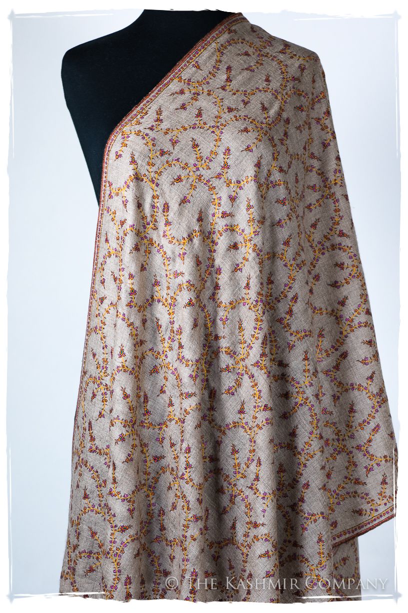 Iris de Cléopâtre Jardin L'amour Soft Cashmere Scarf/Shawl