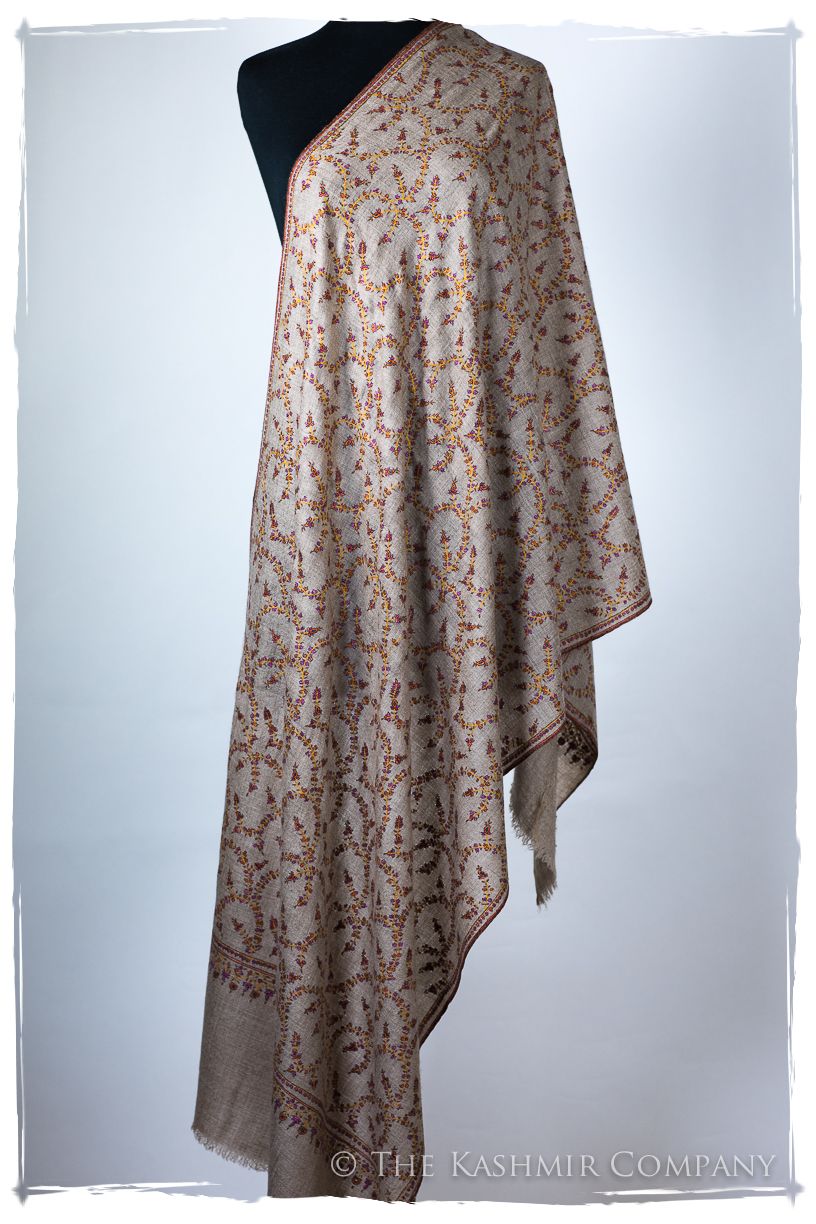 Iris de Cléopâtre Jardin L'amour Soft Cashmere Scarf/Shawl