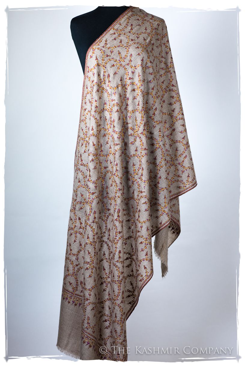 Iris de Cléopâtre Jardin L'amour Soft Cashmere Scarf/Shawl