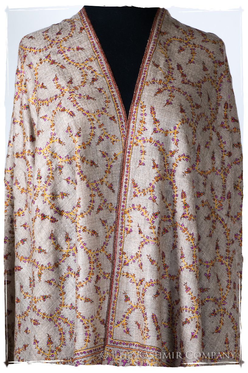 Iris de Cléopâtre Jardin L'amour Soft Cashmere Scarf/Shawl