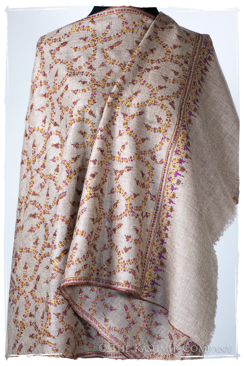 Iris de Cléopâtre Jardin L'amour Soft Cashmere Scarf/Shawl