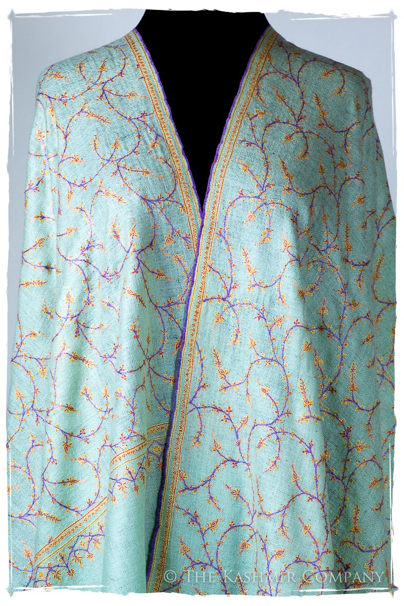 Jade de Cléopâtre Jardin L'amour Soft Cashmere Scarf/Shawl