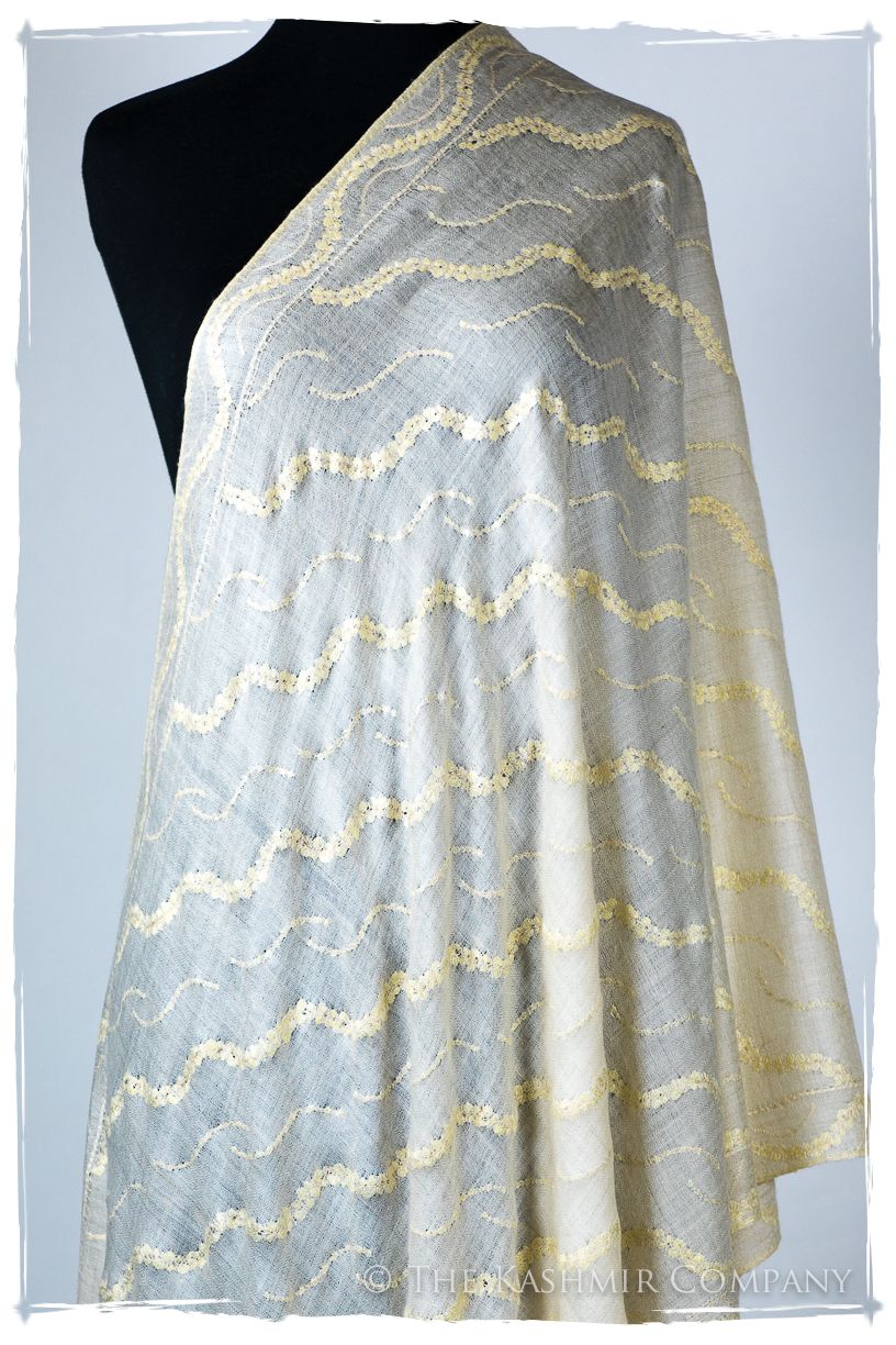 Tourmaline Arabesque L'amour Soft Cashmere Scarf/Shawl