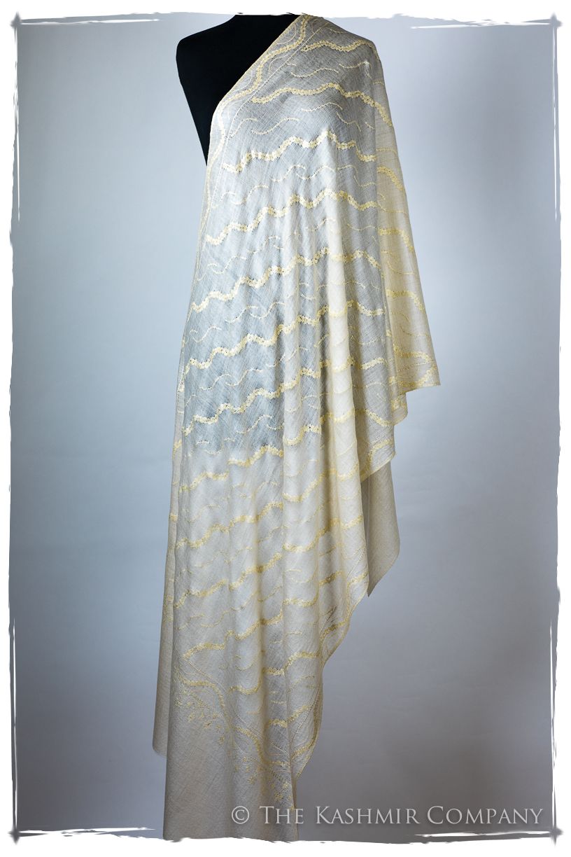 Tourmaline Arabesque L'amour Soft Cashmere Scarf/Shawl