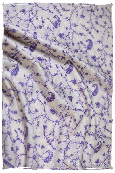 Imperial Purple de Paisley L'amour Soft Cashmere Scarf/Shawl