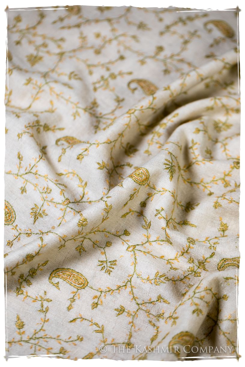 Francisco Fog de Paisley L'amour Soft Cashmere Scarf/Shawl