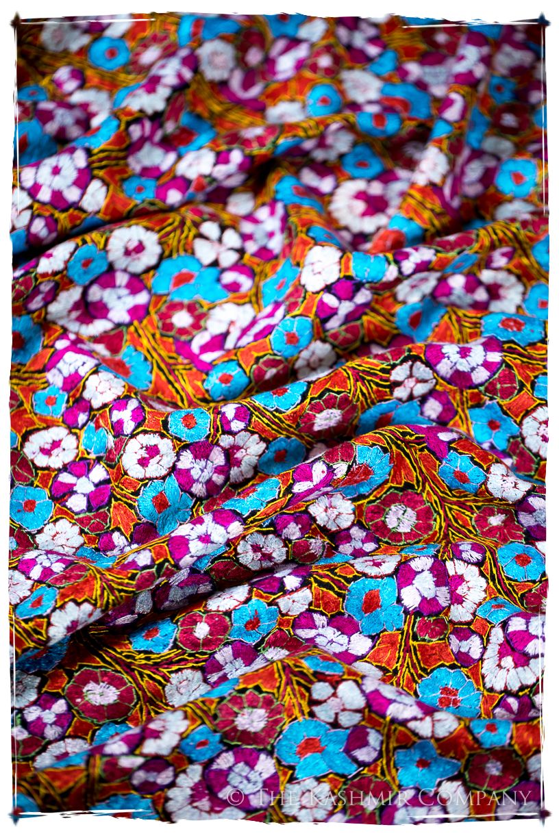 Croix Papier Mâché Fleurs La Rive Gauche Shawl
