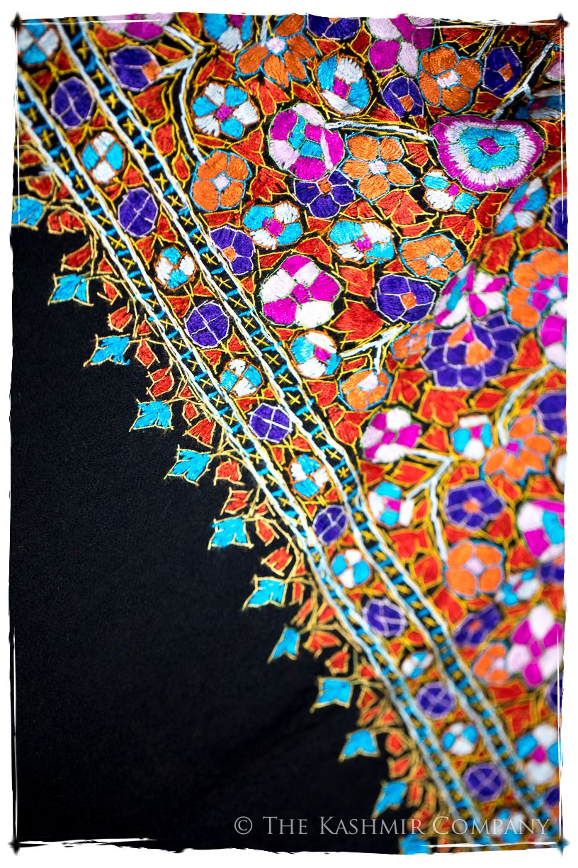 Lisieux Papier Mâché Fleurs La Rive Gauche Shawl