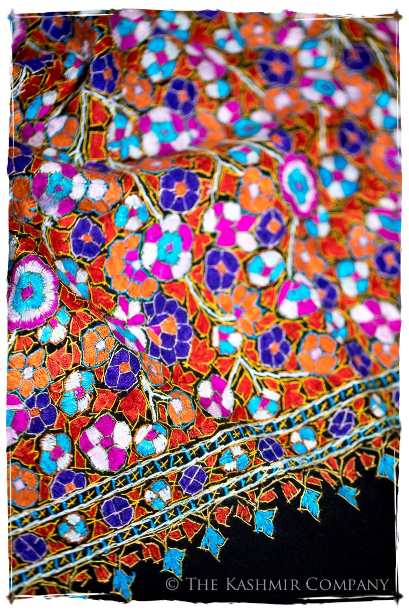 Lisieux Papier Mâché Fleurs La Rive Gauche Shawl
