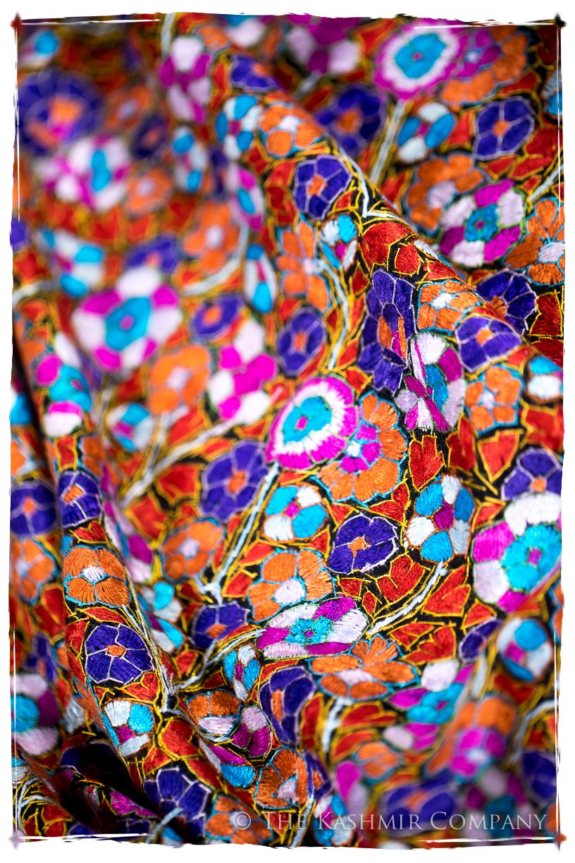 Lisieux Papier Mâché Fleurs La Rive Gauche Shawl
