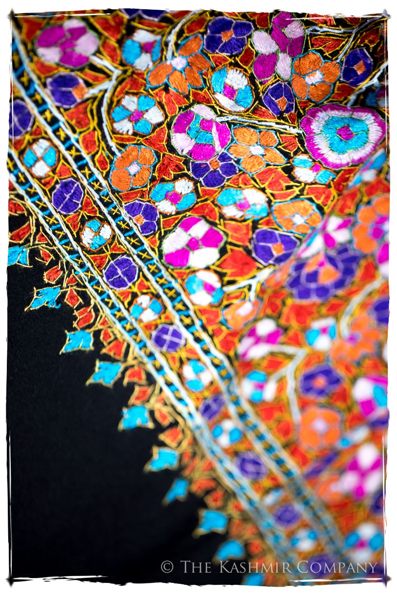 Lisieux Papier Mâché Fleurs La Rive Gauche Shawl