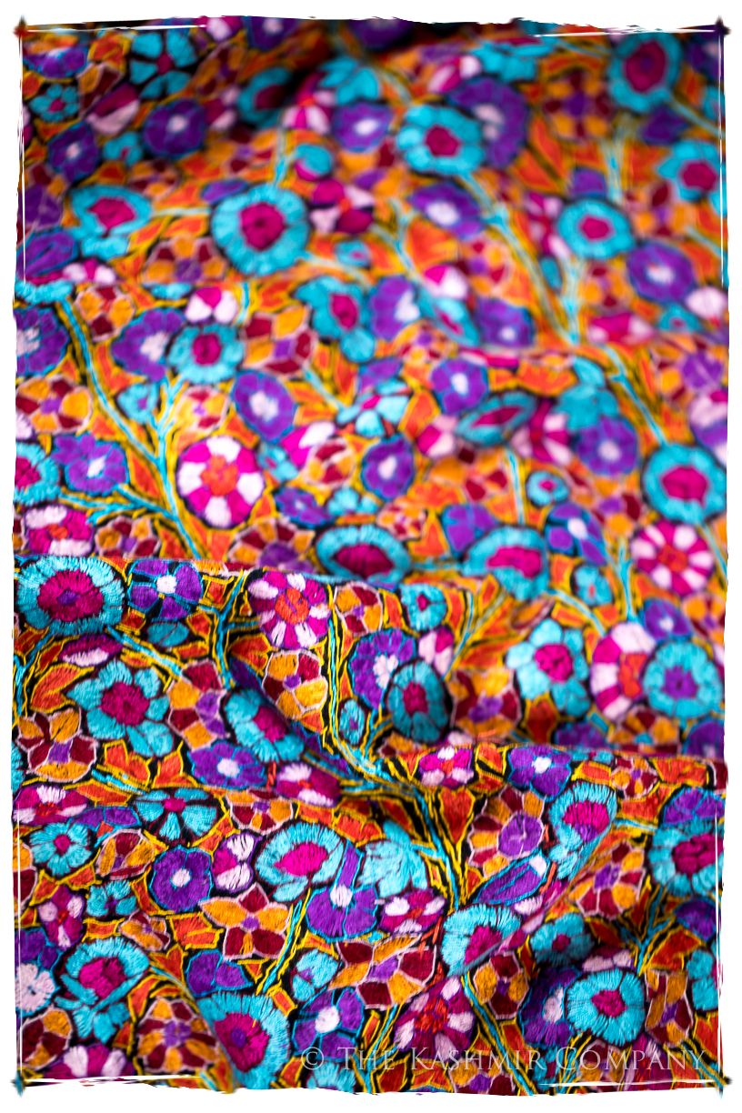 Beaune Papier Mâché Fleurs La Rive Gauche Shawl
