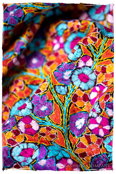 Beaune Papier Mâché Fleurs La Rive Gauche Shawl