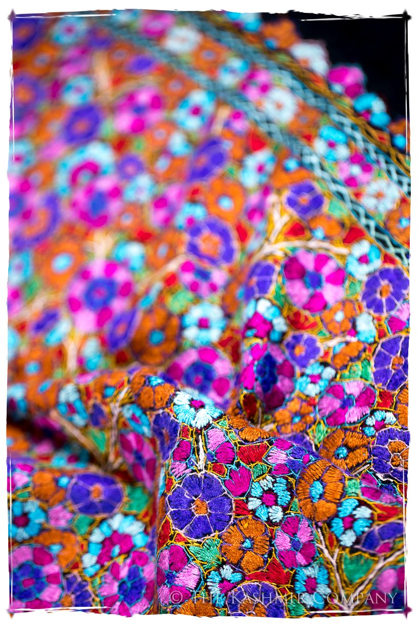 Millau Papier Mâché Fleurs La Rive Gauche Shawl