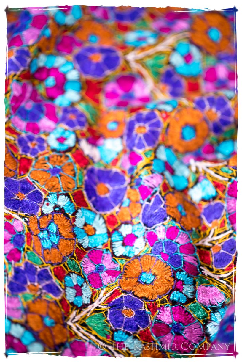 Millau Papier Mâché Fleurs La Rive Gauche Shawl