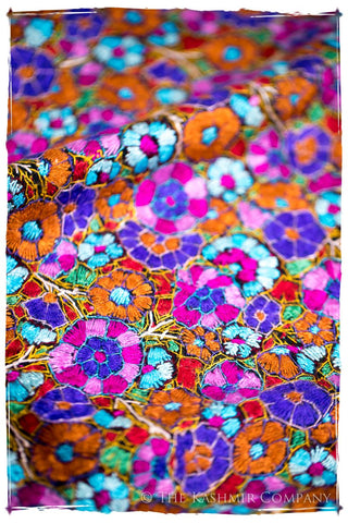 Millau Papier Mâché Fleurs La Rive Gauche Shawl